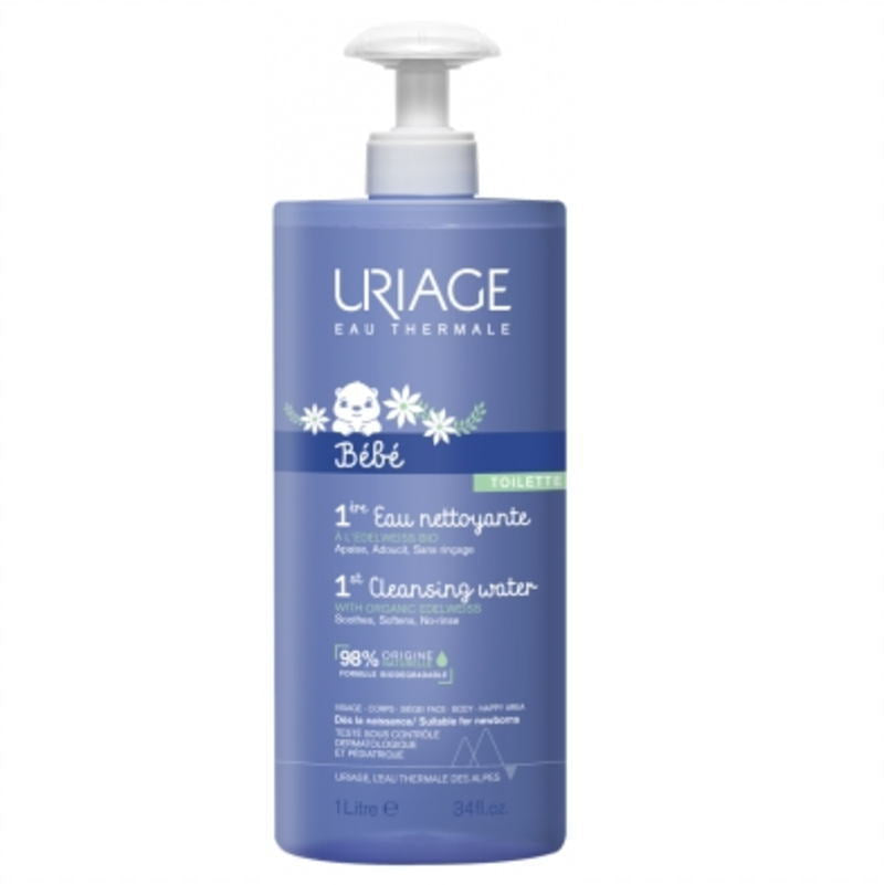 [ユリアージュ] ベビー クレンジングウォーター 1000ml -[URIAGE] 1ERE EAU NETTOYANT SANS RINCAGE 1000ml