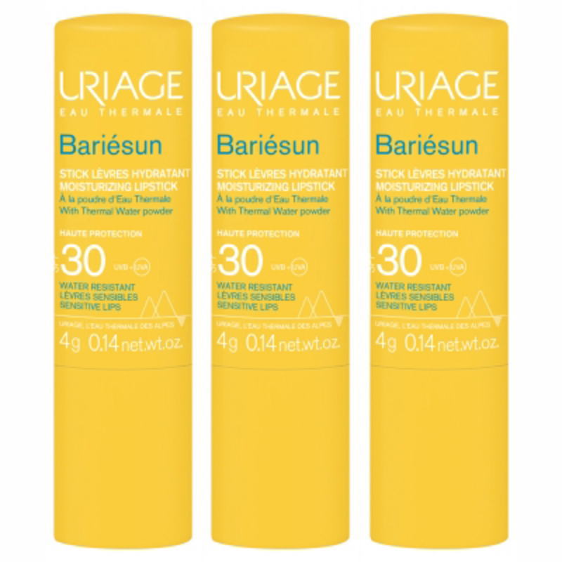 [ユリアージュ] サンブロックリップスティック SPF30 4g 3本セット -[URIAGE] BARIESUN STICK LEVRES SPF30 4g 3pc