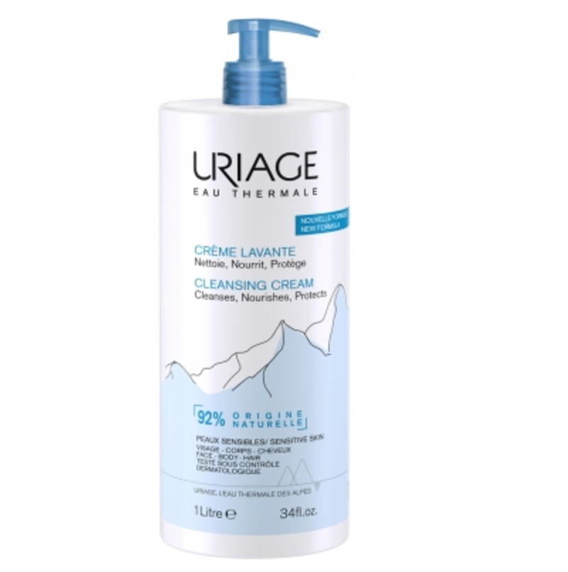 [ユリアージュ] クリーミィフォーム 1000ml -[URIAGE] CREME LAVANTE PEAUX SENSIBLES ET DEILCATES 1000ml 敏感肌