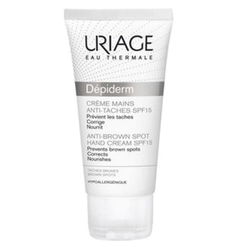 [ユリアージュ]　デピデルム　ハンドクリーム  SPF15 50ml    [URIAGE] DEPIDERM CREME MAINS ANTI-TACHES SPF15 50ml  全ての肌