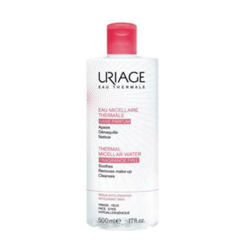 [ユリアージュ] サーマル クレンジングウォーター　無香料タイプ　敏感肌・赤み肌　500ml　 [URIAGE] EAU MICELLAIRE THERMALE HYDRATANTE DEMAQUILLE NETTOIE 500ml 　PEAUX SENSIBLE ROUGEURS