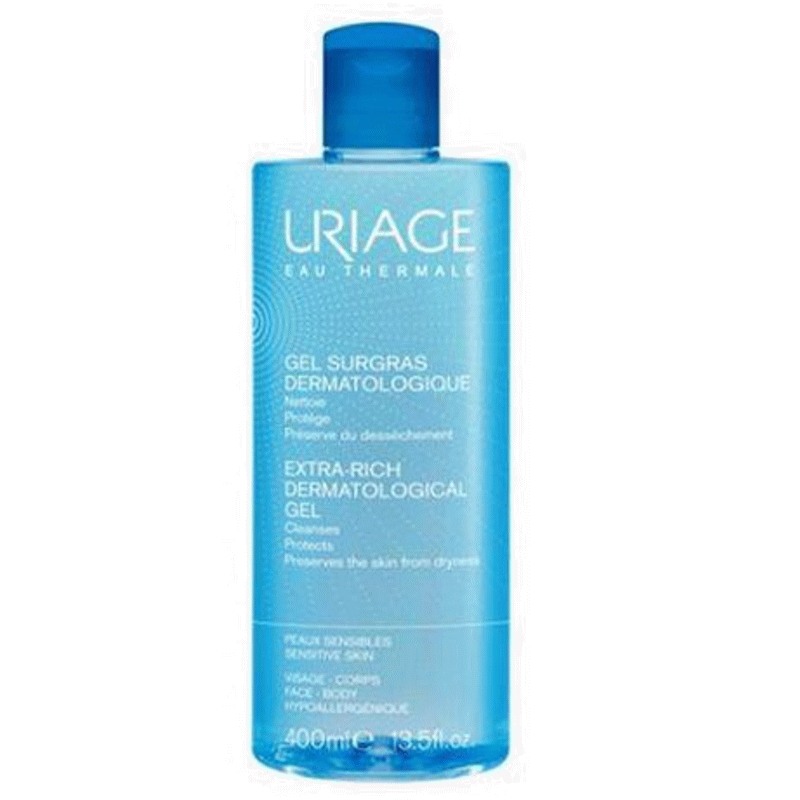 [ユリアージュ]　エキストラ　リッチ　クレンジングジェル　400ml [URIAGE] GEL SURGRAS LIQUIDE DERMATOLOGIQUE 400ml 全ての肌