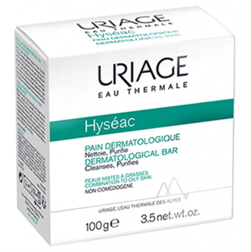 [ユリアージュ] イセアーク デルマトロジック ソープ(皮膚科用) 100g -[URIAGE ] HYSEAC PAIN DERMATOLOGIQUE 100g