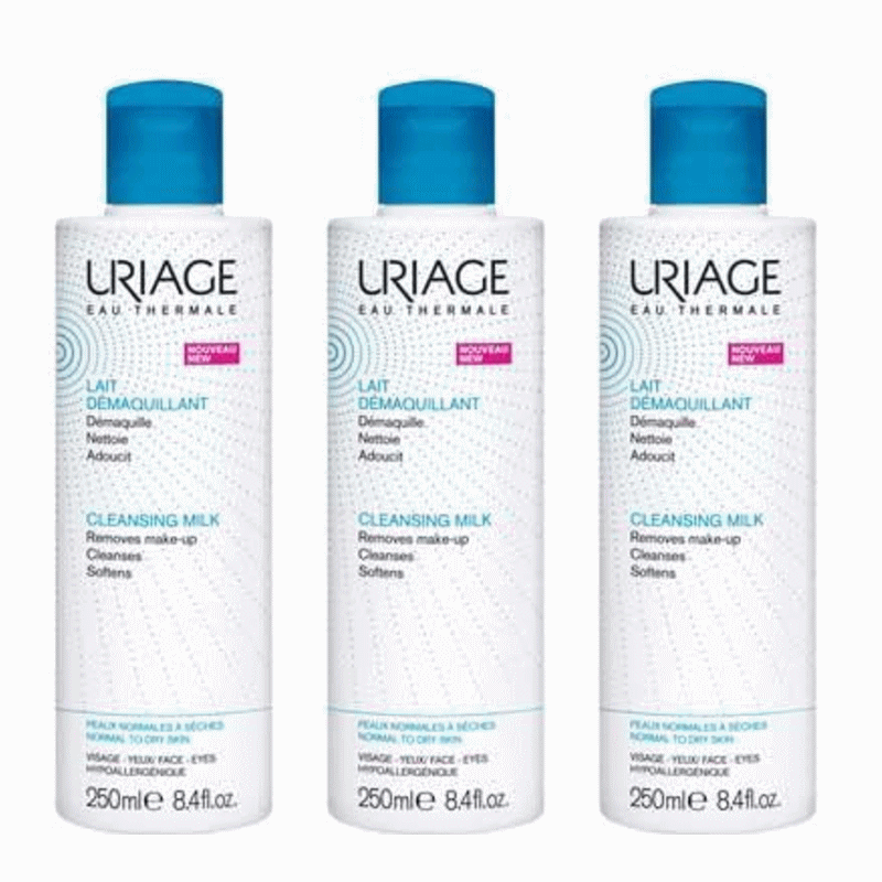 [ユリアージュ] クレンジングミルク　250ml 　3本セット　 [URIAGE] LAIT DEMAQUILLANT 250ml　3pc  乾燥肌、敏感肌