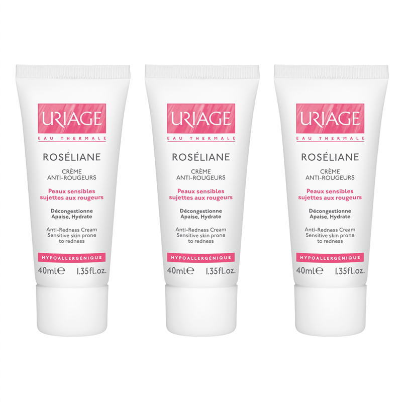 [ユリアージュ] ロゼリアーヌ アンチルージュクリーム 40ml 3本セット -[URIAGE] ROSELIANE CREME ANTI-ROUGEUR 40ml 3pc