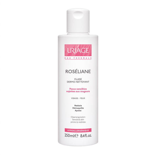 [ユリアージュ] ロゼリアーヌ クレンジングミルク250ml [URIAGE] ROSELIANE FLUIDE DERMO-NETTOYANT 250ml