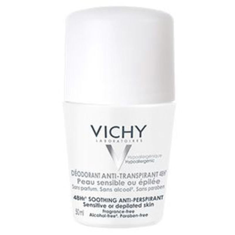 [ヴィッシー] 48H デオドラント ロールオンタイプ 超敏感肌用 50ml -[VICHY]DEODORANT ANTI -TRANSPIRANT 48H ROLL-ON PEAU SENSIBLE 50ml