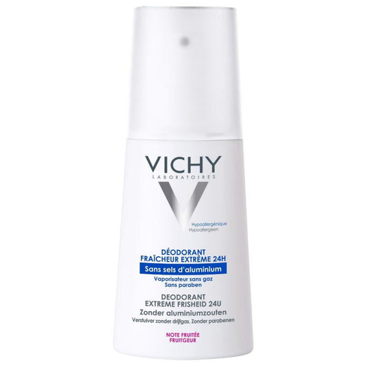 ［ヴィッシー] フレッシュデオ ドラントスプレー 100ml -[VICHY]DEODORANT ULTRA FRAIS 24H PARFUM FRUITE SPRAY 100ml