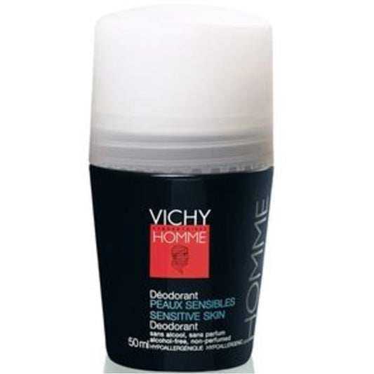 [ヴィッシー］メンズ デオドラント (敏感肌) ロールオンタイプ 50ml [VICHY]HOMME DEODORANT PEAUX SENSIBLES 50ml