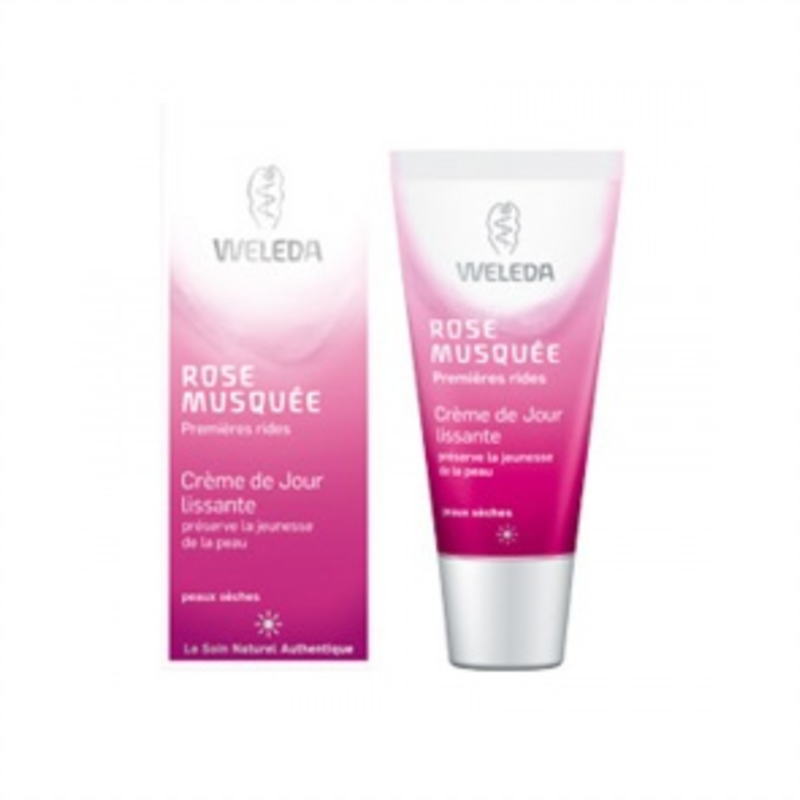 [WELEDA] CREME DE JOUR LISSANTE PEAUX SECHES A LA ROSE MUSQUEE 30ml