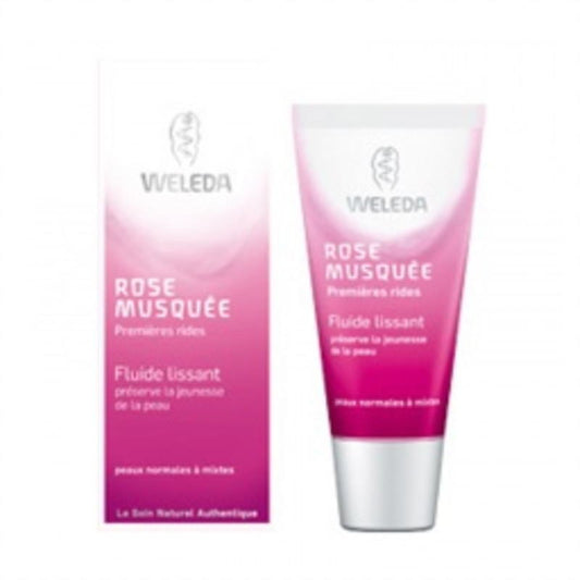 [ヴェレダ] ワイルドローズ フルイド 30ml [WELEDA] FLUIDE LISSANT PEAUX NORMALES A MIXTES A LA ROSE MUSQUE 30ml